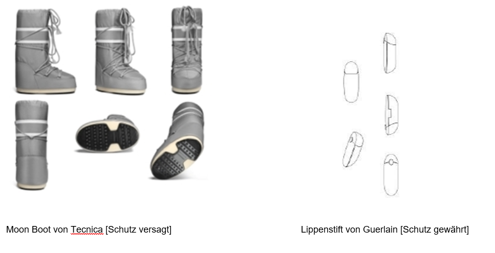 Moon Boots und Lippenstift Design
