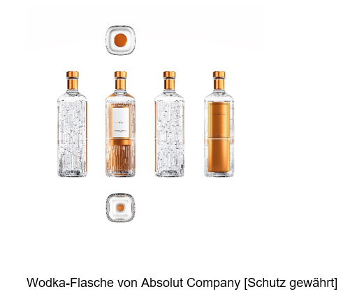 Wodka-Flasche Design
