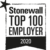 Stonewall top 100 employer 2020