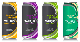 Taurus cider cans
