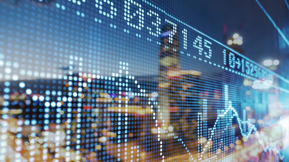 Stock market display