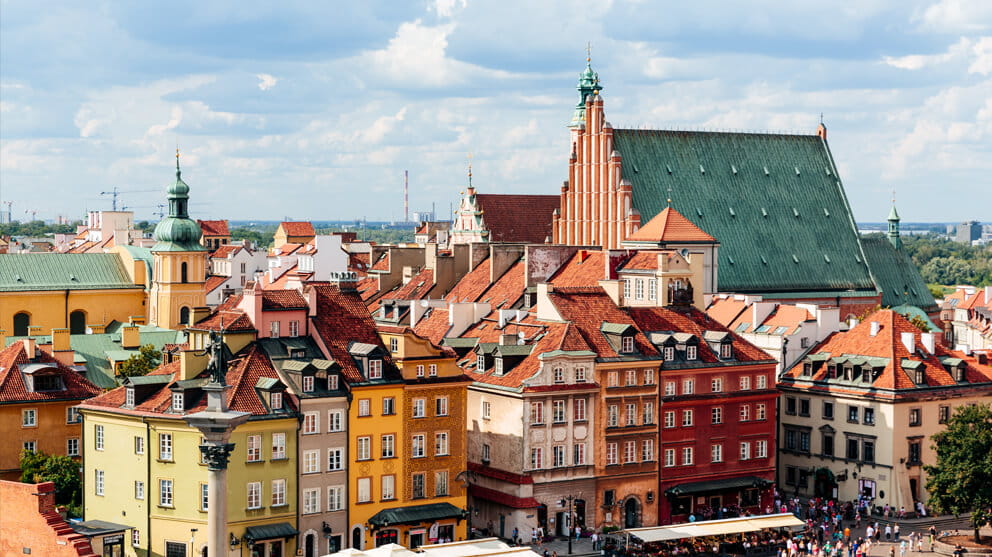 warsaw city view