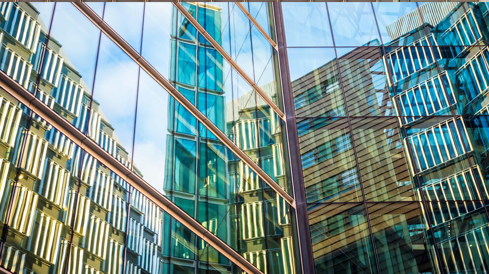 Skyscrapers in the city of London