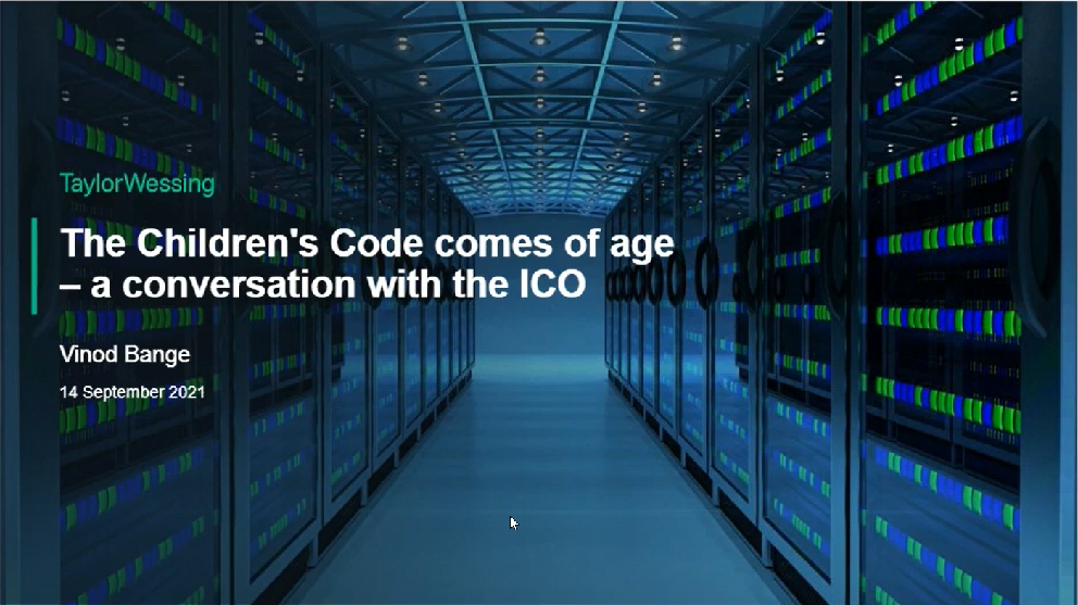 The Children's Code comes of age – a conversation with the ICO