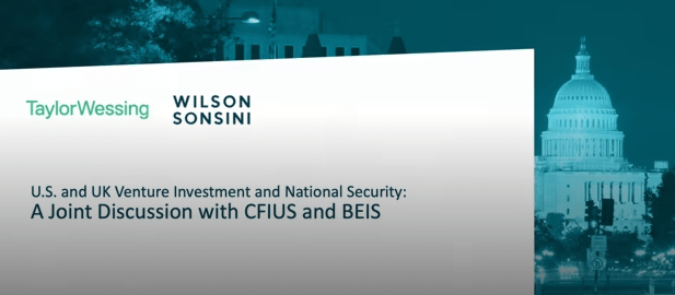 US and UK national security and investment
