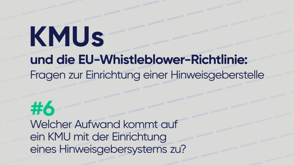 KMUs und die EU-Whistleblower Richtlinie