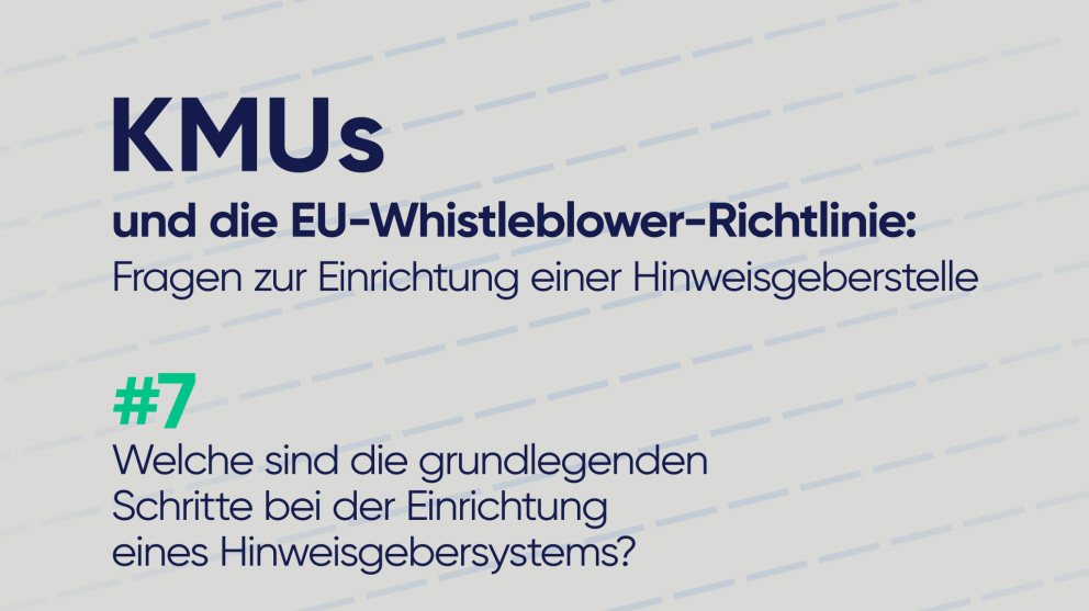 KMUs und die EU-Whistleblower Richtlinie