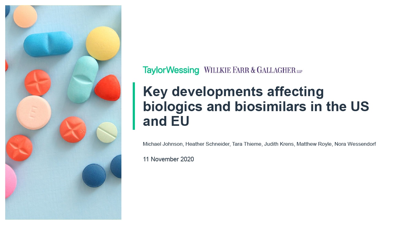 Biosimilars webinar