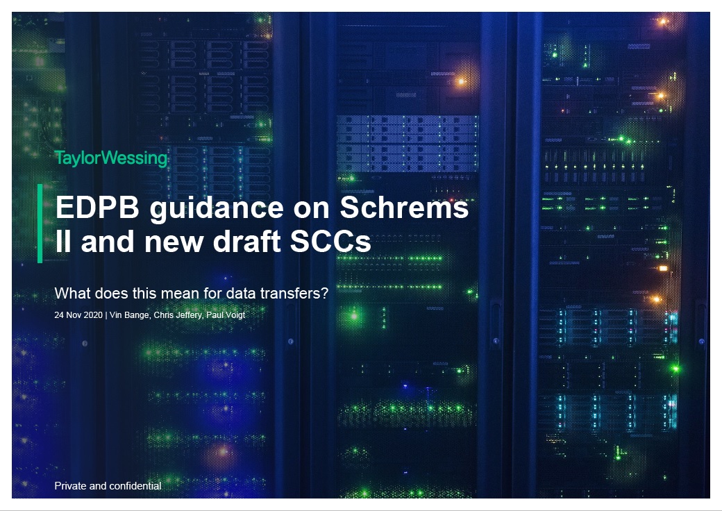 EDPB guidance on Schrems II thumbnail