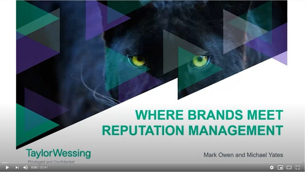 Screenshot of Where brands meet reputation management video